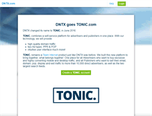 Tablet Screenshot of dntx.com